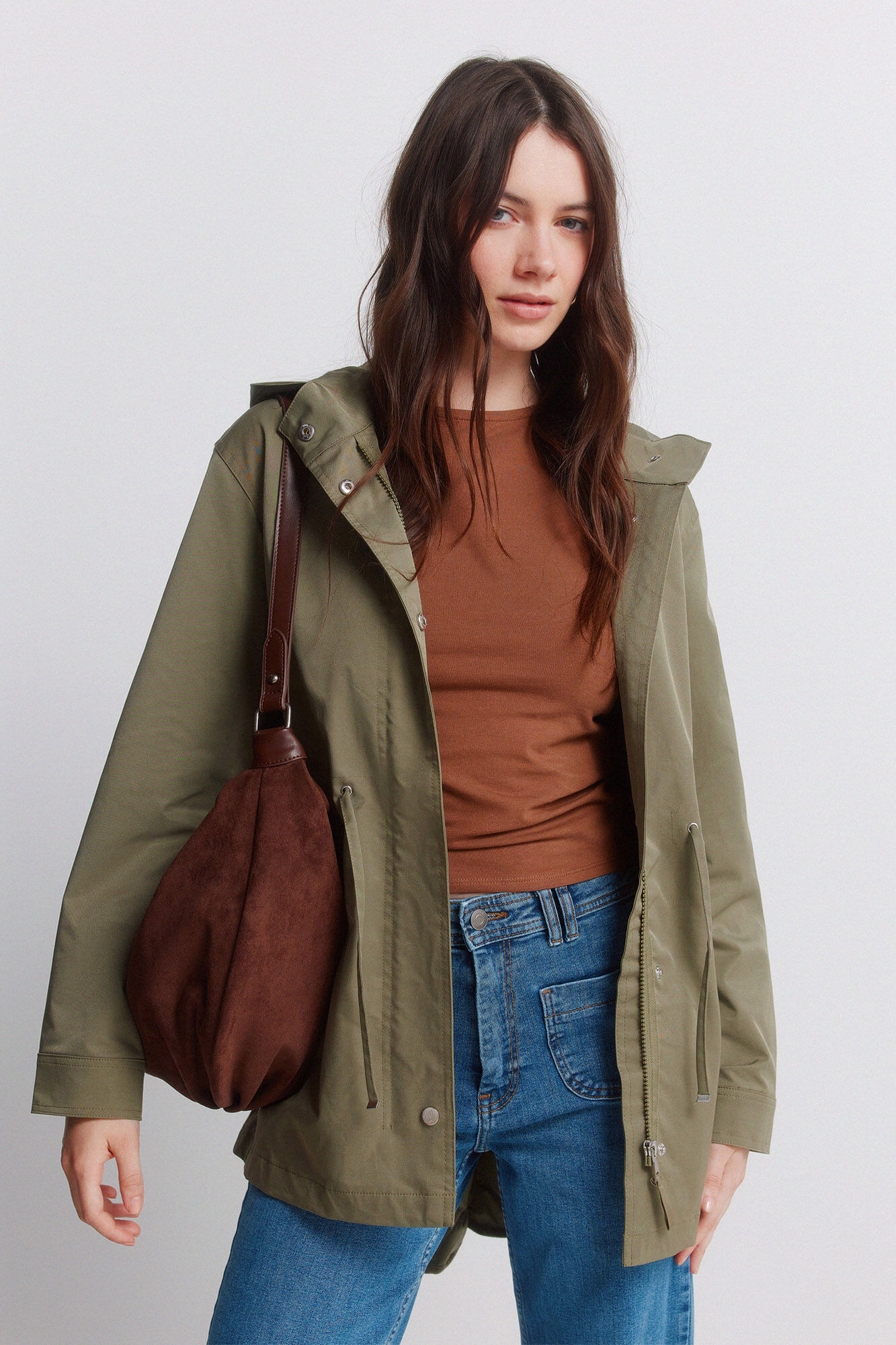 Springfield Parka com capuz repelente &agrave; &aacute;gua