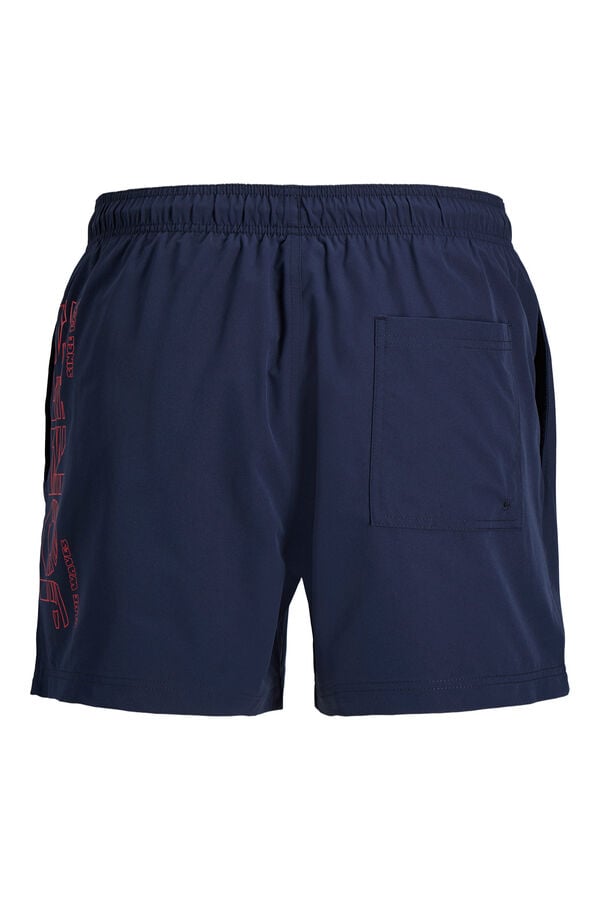 Jack & Jones PLUS Fato de banho regular logo azul