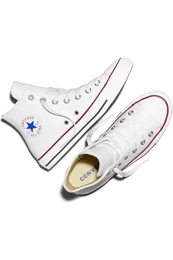 Converse Sapatilhas de cano alto Leather Chucks branco