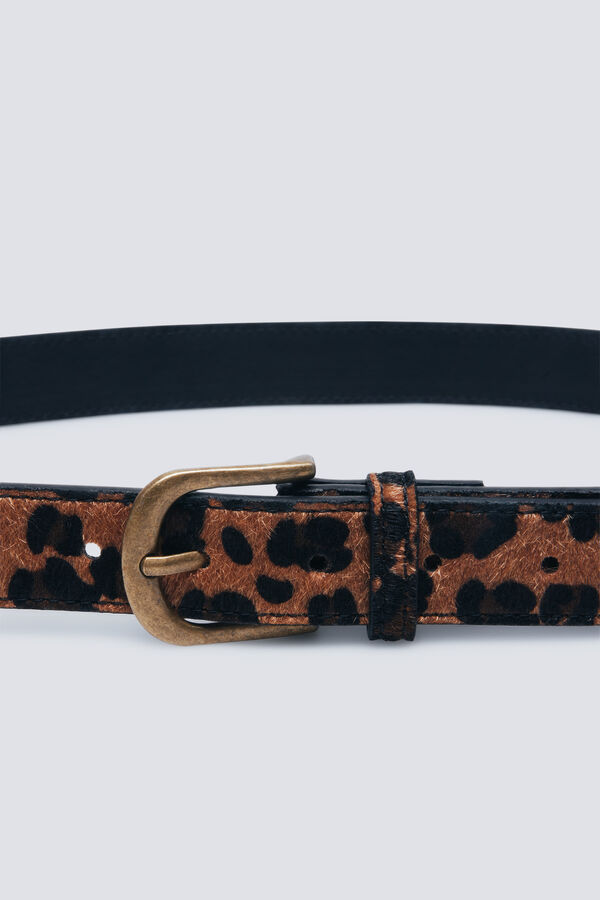 Springfield Cinturón estampado animal estampado