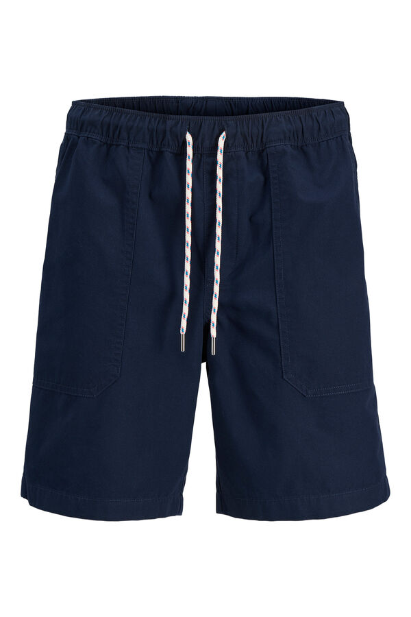 Jack & Jones PLUS Cal&ccedil;&otilde;es jogger em algod&atilde;o azul