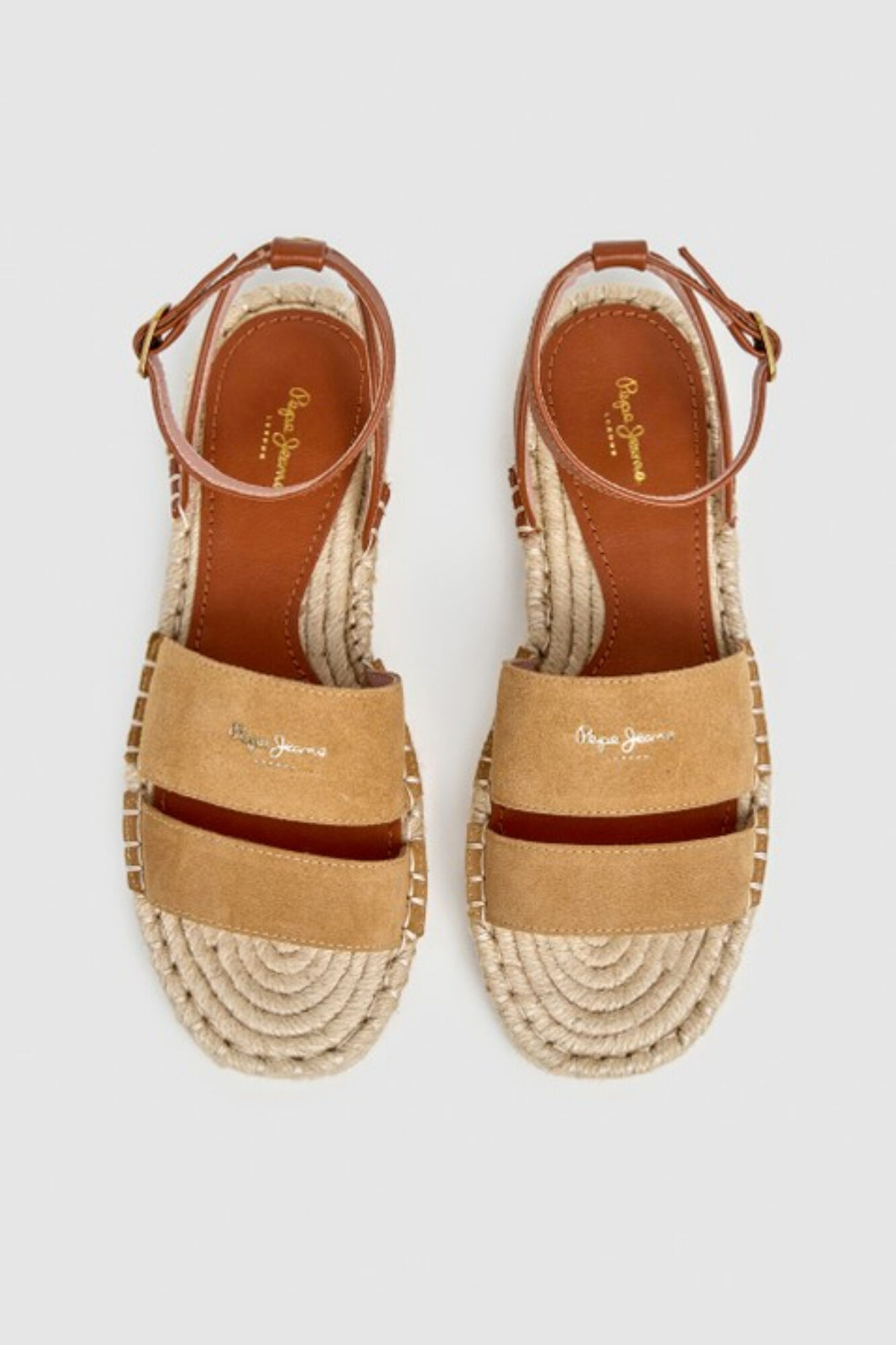 Pepe Jeans Sandalias planas en ante
