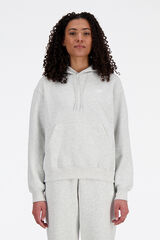 New Balance sweatshirt desportiva com capuz cinzento