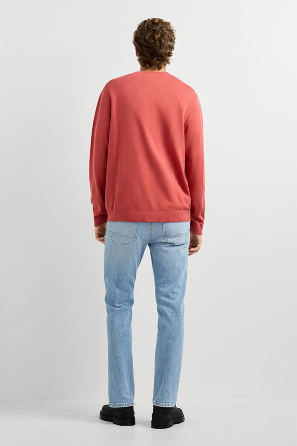 Pepe Jeans Round neck jumper with logo red