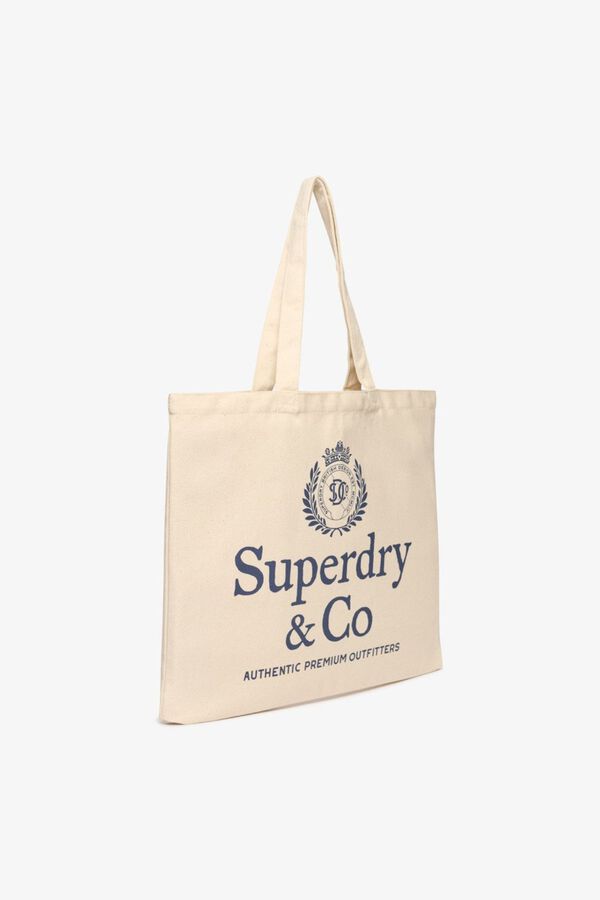 Superdry Mala tote bag bege
