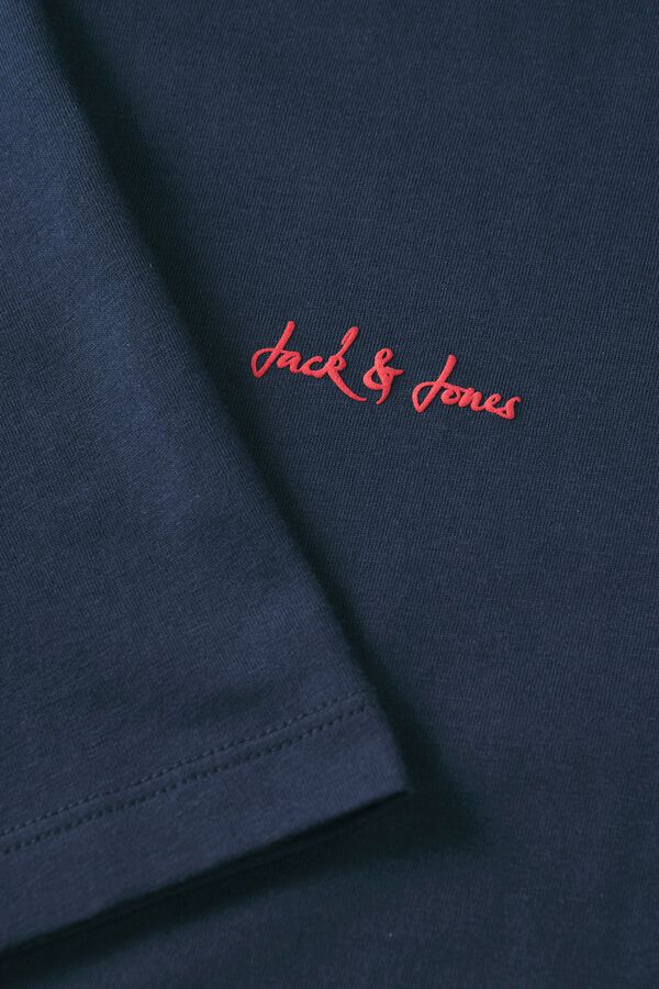 Jack & Jones T-shirt com logo azul