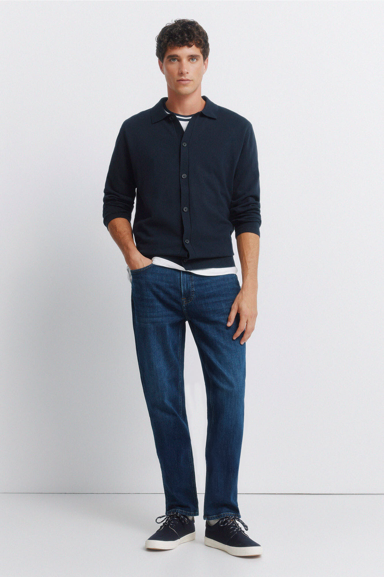 Springfield Jeans lavado oscuro slim fit