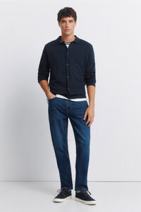 Springfield Jeans lavagem escura slim fit