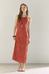 High Spirits Vestido Rubi vermelho