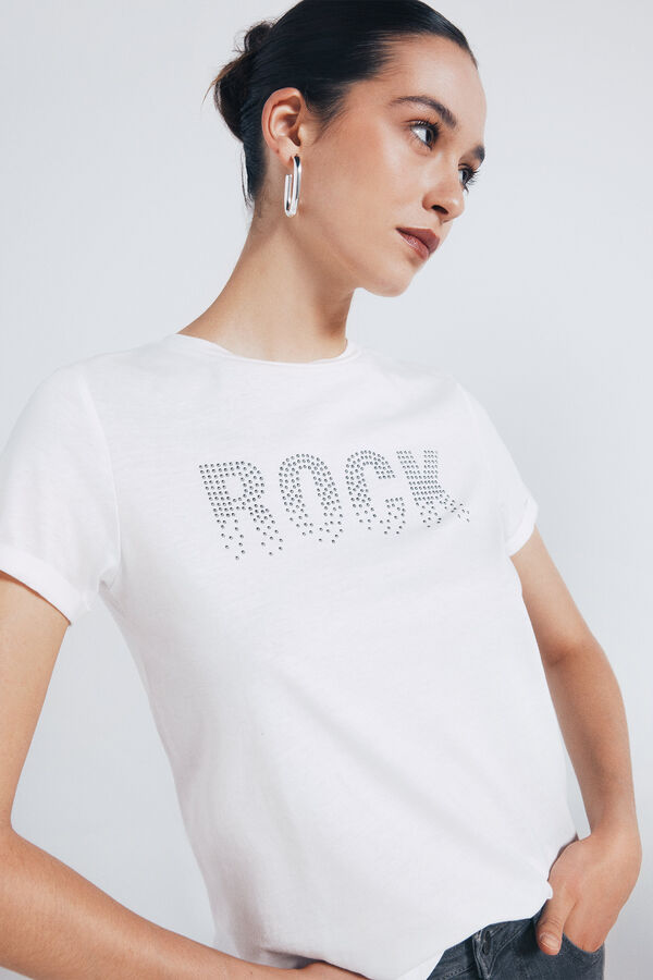 Springfield Camiseta "Rock" estampado