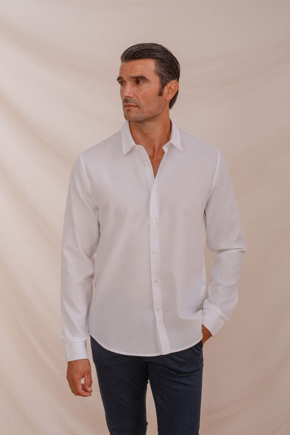 Camisa de vestir con estructura