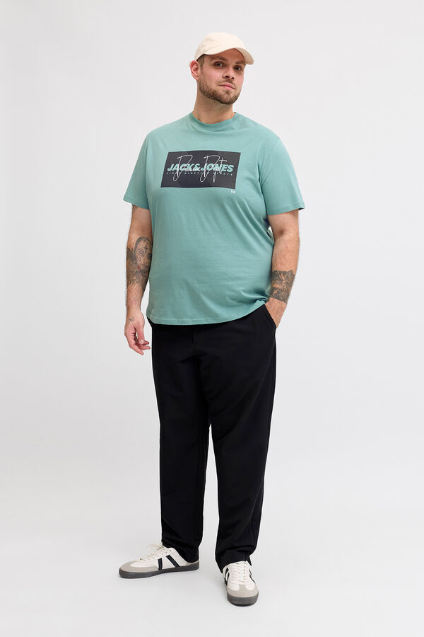 Jack & Jones PLUS T-shirt logo azul