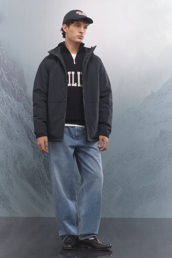 Springfield Thermal padded parka blue