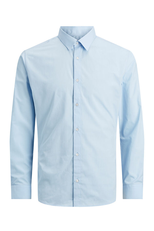 Jack & Jones Camisa social de popelina azul