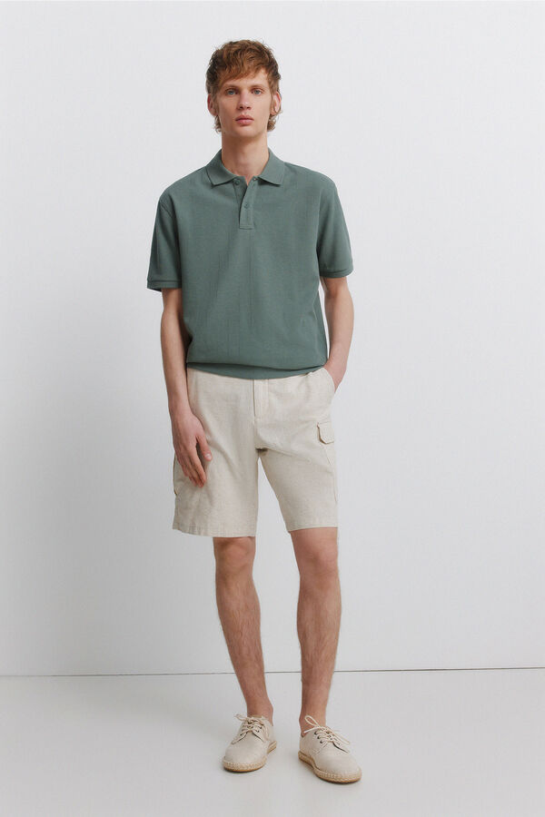 Springfield Polo em estrutura regular fit verde