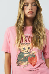 High Spirits Relaxing T-Shirt rosa