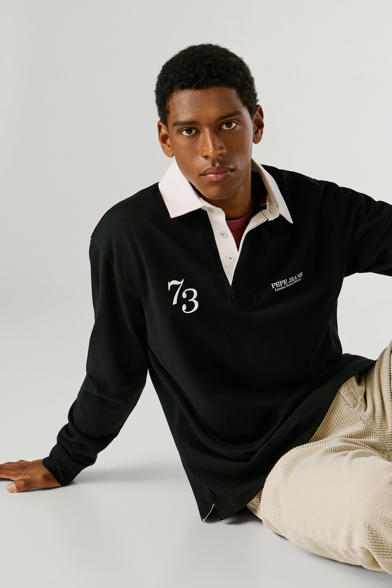 Long-sleeved polo shirt | Men's polo shirts | Cortefiel