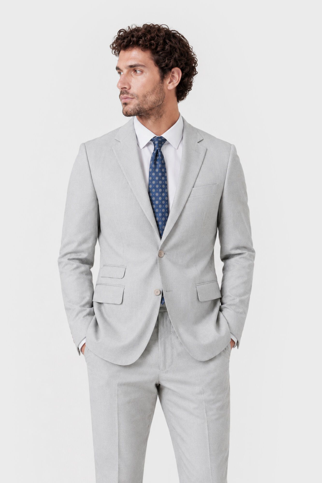 Celopman Blazer lino medio forro