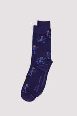 Springfield Meia do Monstro dos Biscoitos da Vila Sésamo azul