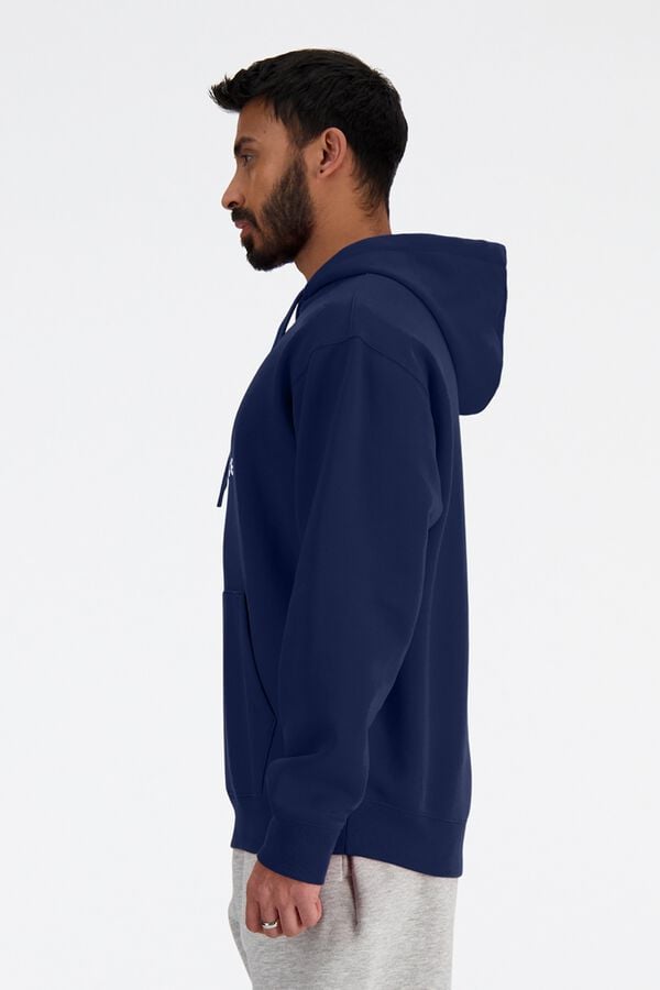 New Balance Sweatshirt com capuz logo azul