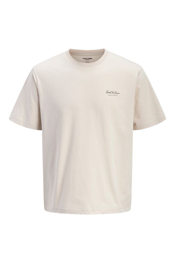 Jack & Jones PLUS T-shirt de manga curta com logo cinzento