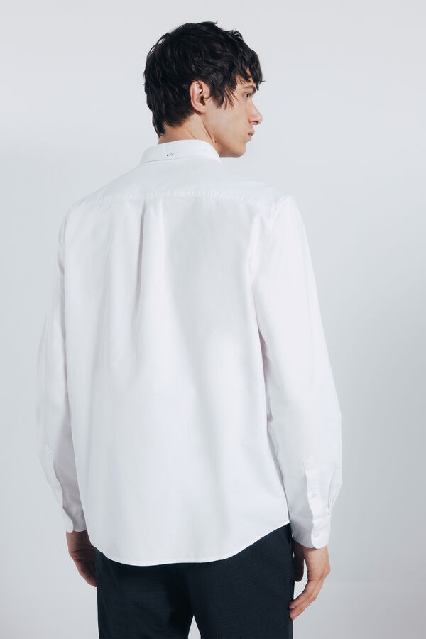 Springfield Camisa Oxford branco