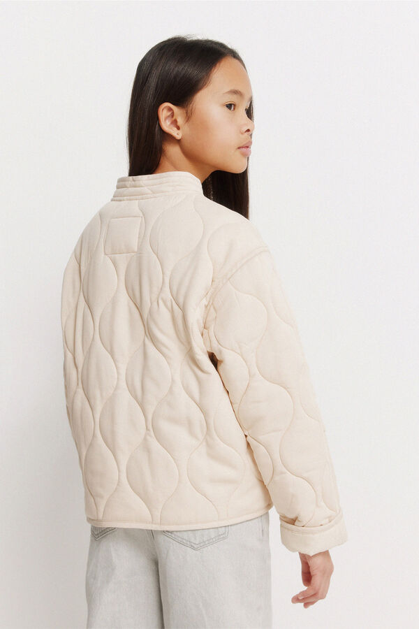 Springfield Kids Casaco com ondas para menina branco