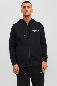 Jack & Jones Sweatshirt descontra&iacute;da com fecho-&eacute;clair
