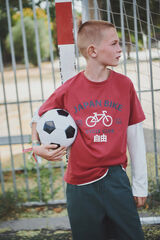 Springfield Kids T-shirt de manga curta "Japan Bike" para menino borgonha