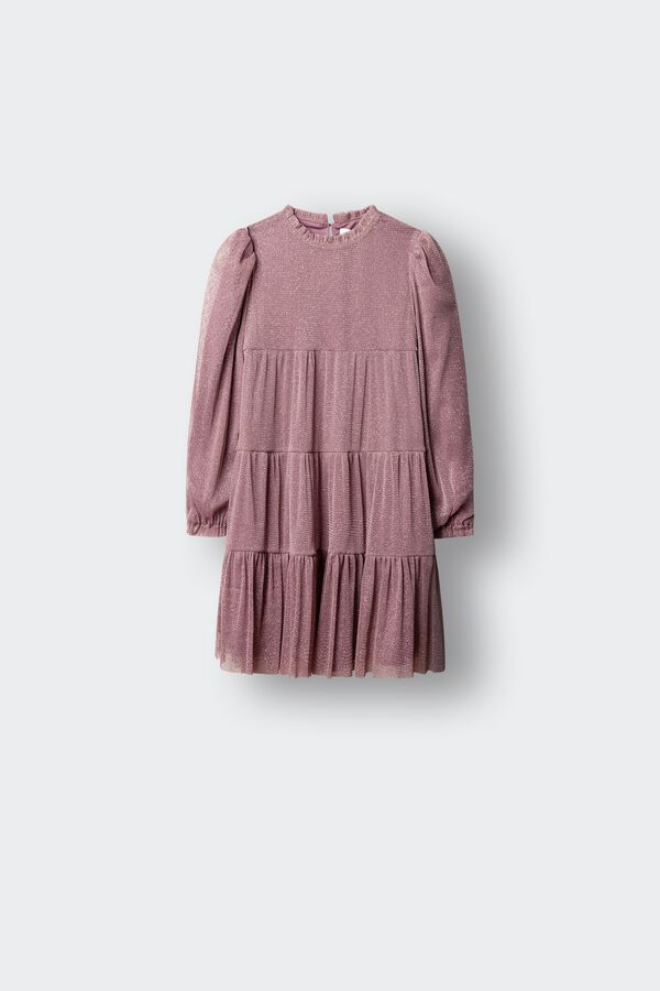 Springfield Kids Vestido lurex menina rosa