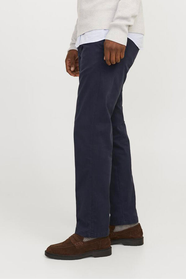 Jack & Jones Pantal&oacute;n chino de corte relajado azul