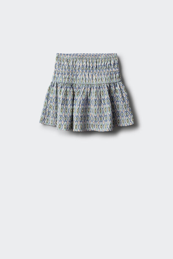 Springfield Kids saia de babados de menina branco
