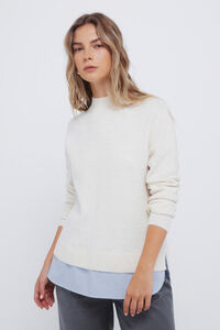 Springfield Camisola Perkins com gola combinada