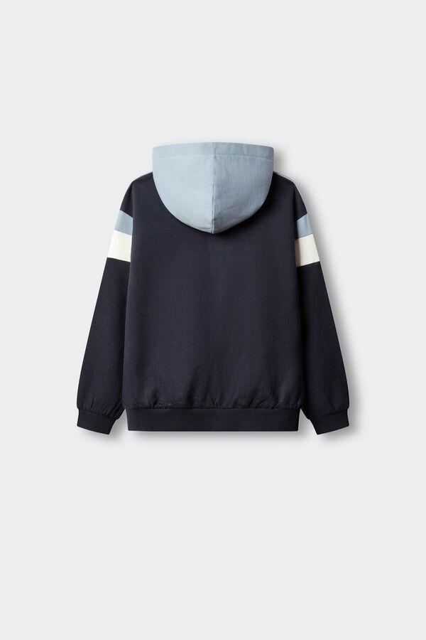 Springfield Kids Sweatshirt b&aacute;sica cortada e cosida para crian&ccedil;a azul