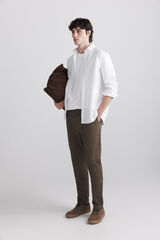 Springfield Cal&ccedil;as chino microestampadas slim fit cru