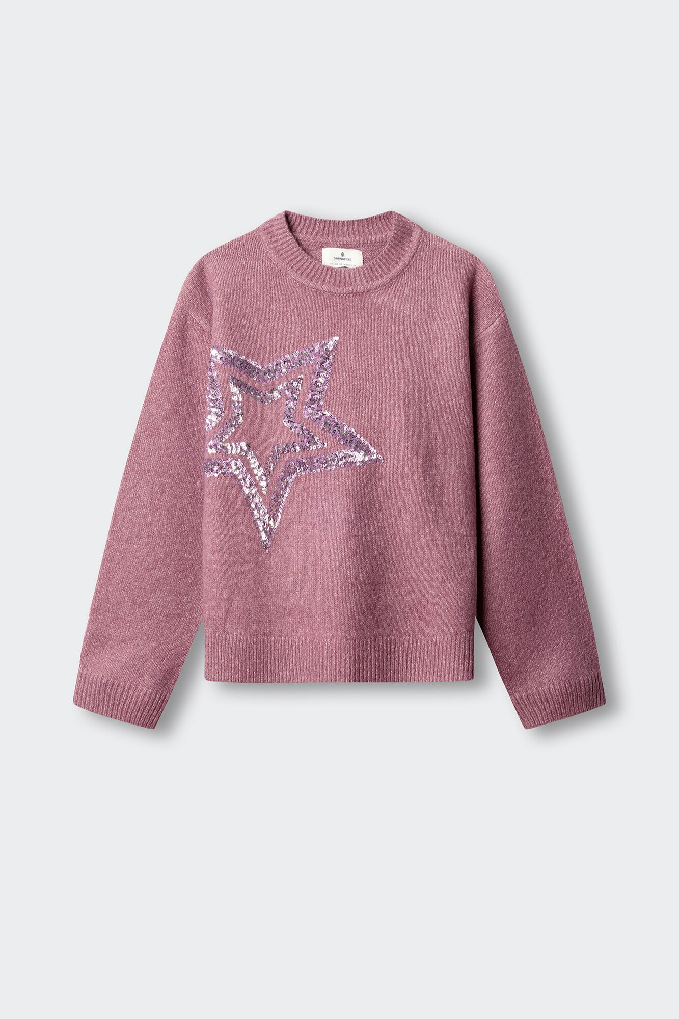 Springfield Kids Camisola estrela lateral lantejoulas menina