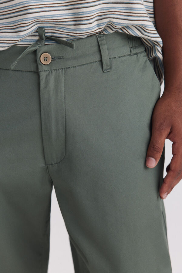 Springfield Cal&ccedil;a leve straight fit verde