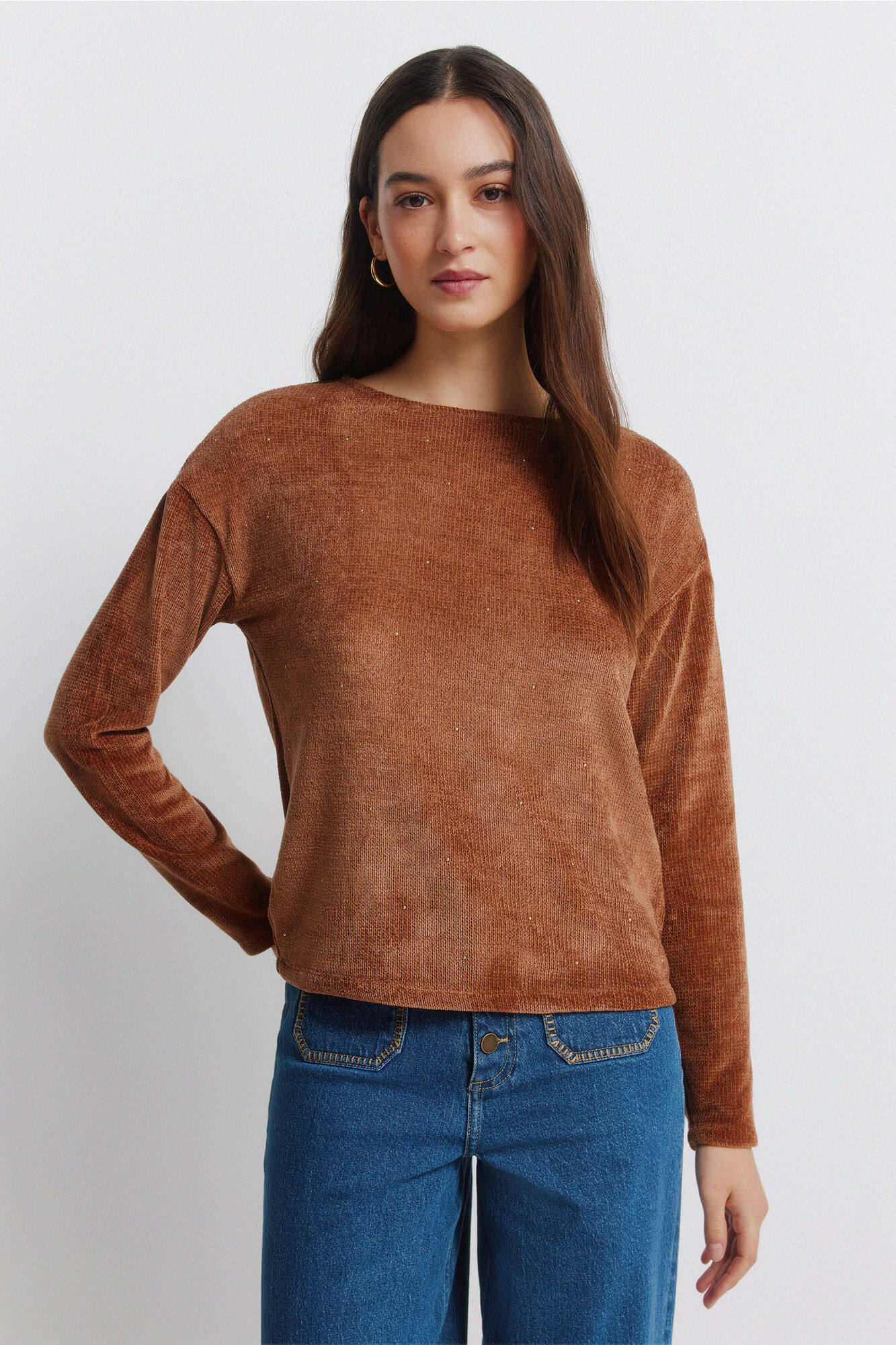 Springfield T-shirt cravejada de chenille