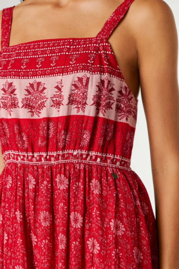 Pepe Jeans Vestido sem mangas vermelho