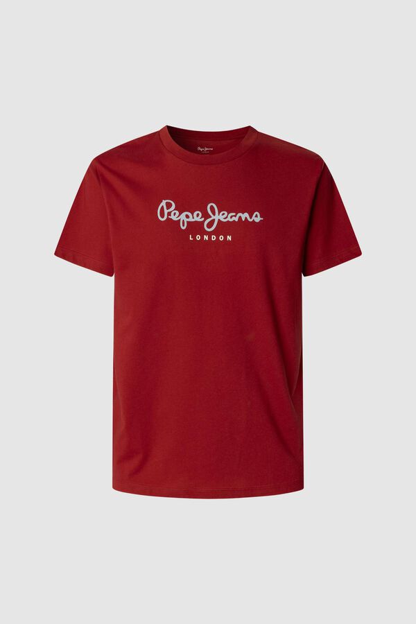 Pepe Jeans short sleeve shirt with front logo. printed