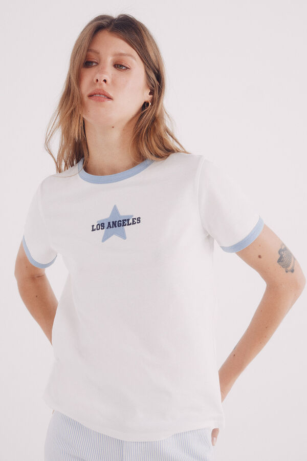 Springfield Camiseta "Los Angeles" estampado