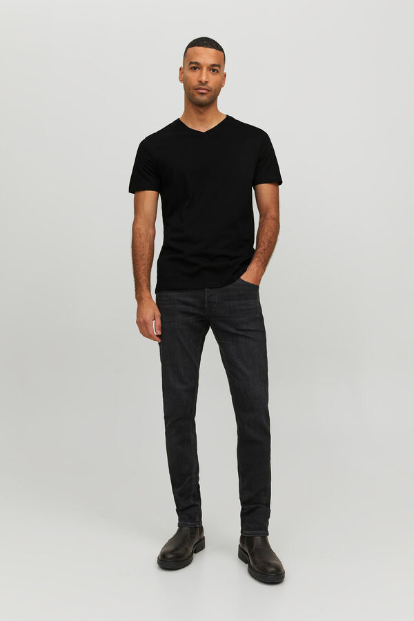 Jack & Jones Camiseta fit estándar negro