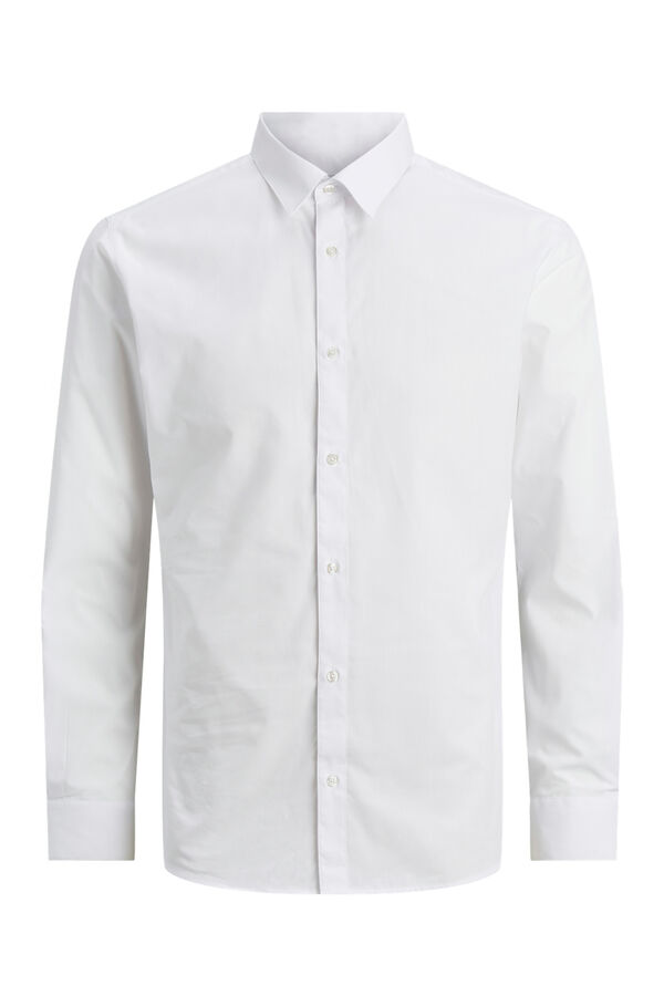 Springfield Camisa clássica slim fit branco