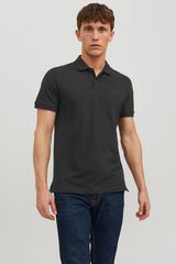 Jack & Jones Polo piqu&eacute; slim preto