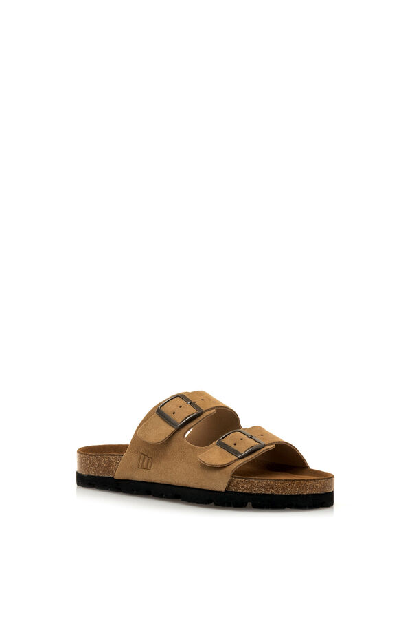 MTNG Bio leather sandals brown