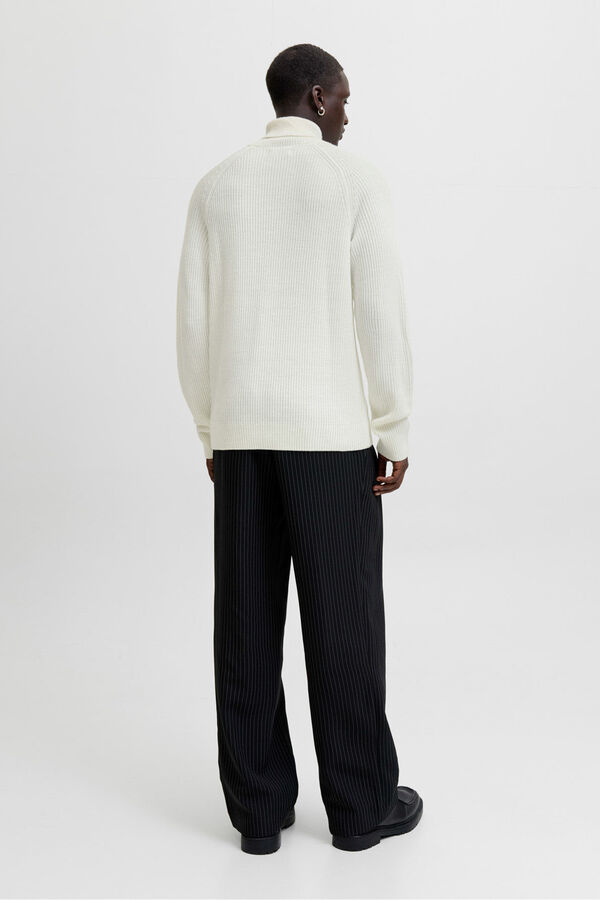 Jack & Jones Camisola básico de gola branco