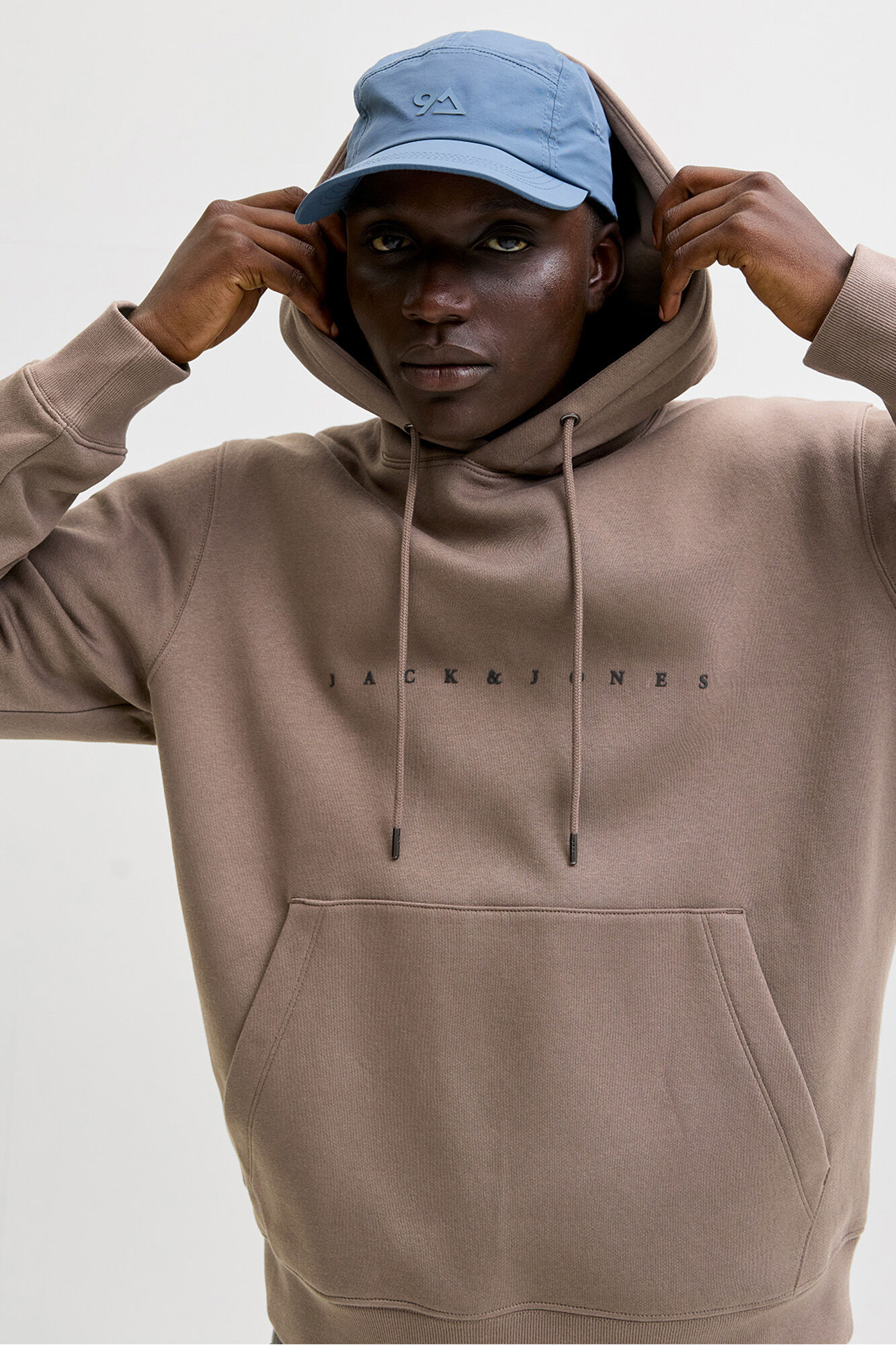 Jack & Jones Sudadera logo con capucha