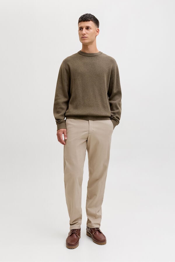 Jack & Jones Cal&ccedil;as cal&ccedil;as chino descontra&iacute;das cru