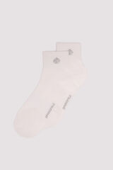 Springfield Meia soquete desportiva rib branco