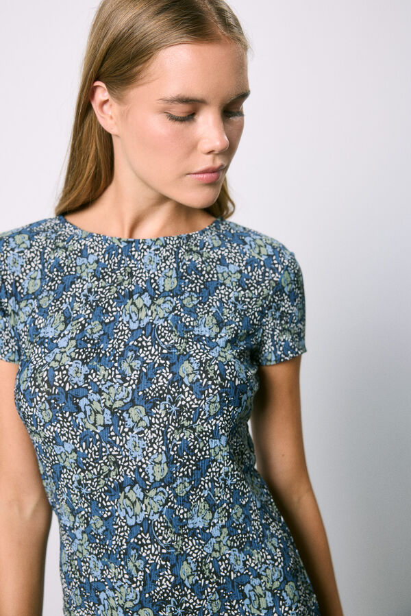 High Spirits Bouquet dress blue